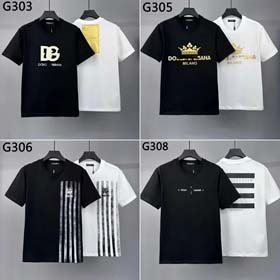 DOLCE GABBANA Mężczyzna nadrukowana koszulka z krótkim rękawem-1935