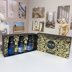 Dior Wilderness 3-kawałkowe złote pudełko perfum-3067