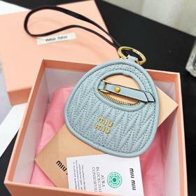 Miumiu skóra haftowane torba wiszące ozdoby-3533