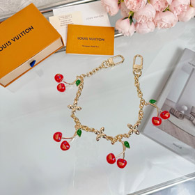 Louis Vuitton LV wiśniowa torba urok torba łańcuch torba wisiak-3621