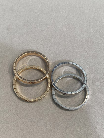 Chopard białe złoto rock cukier pierścień diamentowy-3836