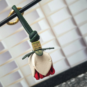 MIUMIU kwiat mały wisiec torba ozdoba-3850  