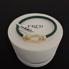 Feiden pełny diament diament podkowa klamra bransoletka-3981