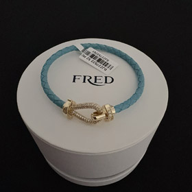 Feiden pełny diament diament podkowa klamra bransoletka-3996