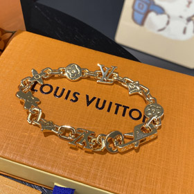 Louis Vuitton LV metalowe litery i bransoletka kwiatowa-4057