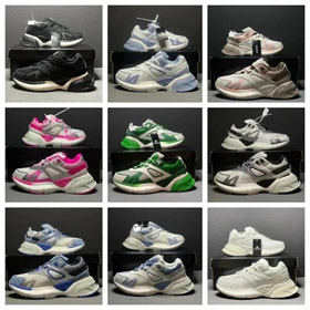 AMIRI Ma biegacz okrągły palca z koronką w górę niski top obuwie wypoczynkowe-2994